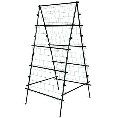 Titan A-Frame Trellis Strong Lightweight Metal Garden Trellis - Gardener's Supply Company