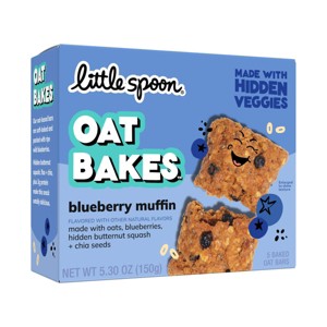 Little Spoon Blueberry Muffin Baked Snack Bars - 5.3oz/5ct - 1 of 4