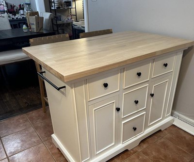 Crosley Lafayette Wood-Top Portable Kitchen Island at Tractor Supply Co.