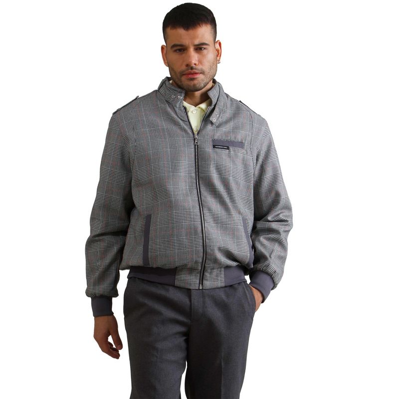 Members Only - Men's Anderson Glen Plaid Iconic Racer Jacket, 1 of 9