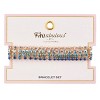 FAOabulous by FAO Schwarz Girls 4pk Stretch Rhineston Bracelet Set - 2 of 2
