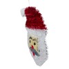 Northlight 19" Tinsel Santa Claus Iridescent Christmas Window Decoration - 3 of 4
