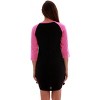 Just Love 100% Cotton Sleep Dress for Women Baseball Sleeve Nightshirt - 3 of 3