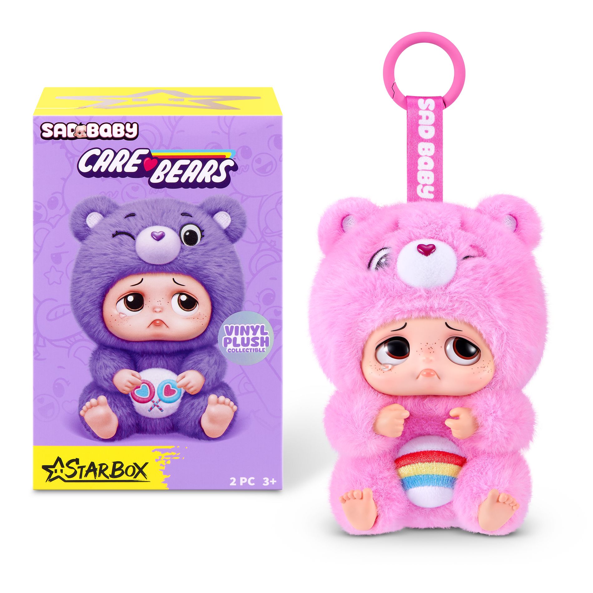 Sad Baby Care Bears Keyrings Blind Box Mini Figures