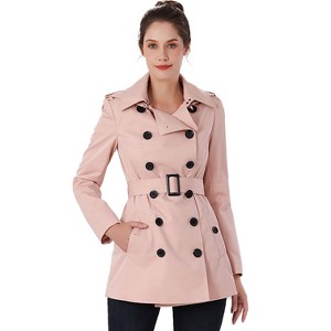 BGSD Women's Evelyn Hooded Short Trench Coat - 1 of 4