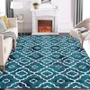 Modern Area Rug Machine Washable Moroccan Geometric Rug Farmhouse Boho Rug - 3 of 4