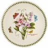 Portmeirion Botanic Garden 10" Footed Cake Plate with Server | Sweet Pea Motif | Fine Porcelain and Steel | Dishwasher, Microwave & Oven Safe - 2 of 4