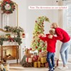 Tangkula Whimsical Christmas Tree Pre-Lit Artificial Holiday Tree w/ Bendable Top - 4 of 4