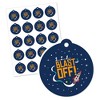 Big Dot of Happiness Blast Off to Outer Space - Rocket Ship Baby Shower or Birthday Party Favor Gift Tags (Set of 20) - 2 of 4