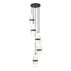 Cayden 5-Light Chandelier - Modern Spiral Design, Dimmable, Damp Rated, 12" x 16.75" - 2 of 4
