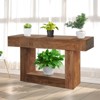 COZONY Solid Wood Console Table End Table, Farmhouse Entryway Sofa Table  Side Table for Living Room Hallway Foyer, Easy Assembly - 3 of 4