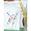 Jack Dempsey Stamped Pillowcases W/White Perle Edge 2/Pkg-Fish - 2 of 2
