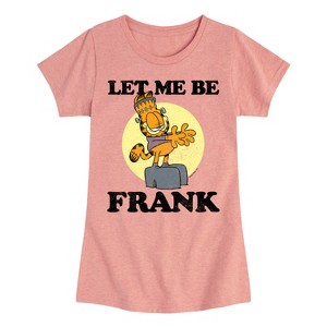 Girls' - Garfield - Let Me Be Frank Fitted Short Sleeve Graphic T-Shirt - 1 of 4