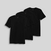 Jockey Generation™ Men's Stay New Cotton 3pk Crew Neck Short Sleeve T-Shirt  - Black XL