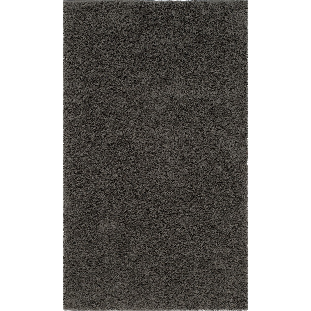 4'x6' Reedley Solid Loomed Area Rug Black - Safavieh