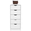 CAVINAS 5-Drawer Dresser,Modern Tall Chest of Drawers,Wood Finish Storage Dresser for Bedroom&Entryway,Floorstanding - 4 of 4
