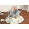 Gulches Gray Fabric 27x12x20 Inch Kids Elephant Rocking Horse Toy with Lullaby Hand Puppets Safety Belt CPC Certified - 4 of 4