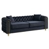 NicBex Modern 3-Seat Luxury Tufted Design Sofa Couch for Living Room,Bedroom,Velvet Upholstered Lounge Settee Sofa with Deep Cushions - 2 of 4