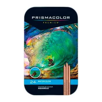 Prismacolor Premier Non-Toxic Water Soluble Watercolor Pencil Set, Assorted Color, Set of 24