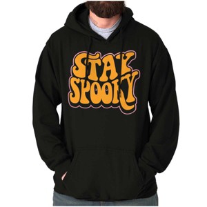 Groovy Halloween Saying Trick Or Treat Hoodie Sweatshirt Women Men Brisco Brands - 1 of 4