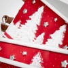 5.75"H, 6.75"H and 8.75"H Sullivans Winter Scene Box Planter - Set of 3, Red - 2 of 3