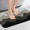 Unique Bargains Bathroom Extra Soft Absorbent Non-Slip Plush Shaggy Bath Mat - 3 of 4
