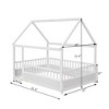 Floor Bed, with Super High Security Barrier, Children's Floor Bed Frame - 2 of 4