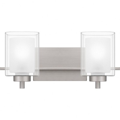 Quoizel Lighting Kolt 2 - Light Vanity in  Brushed Nickel