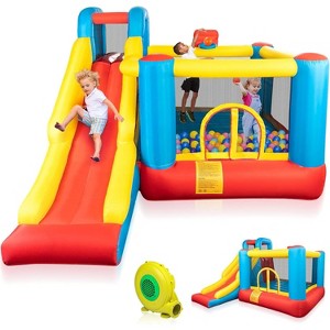 JOYMOR Toddler & Kids Inflatable Bounce House Play Center with Jump and Slide Castle - 1 of 4