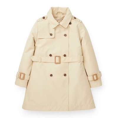Hope & Henry Girls' Trench Coat Made with Recycled Polyester Fibers, Kids