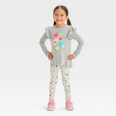 Toddler Girls' Fleece Zip-Up Sweatshirt - Cat & Jack™ Pink 5T