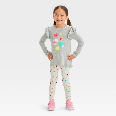 Toddler Girls' Cozy Leggings - Cat & Jack™ Red 5t : Target