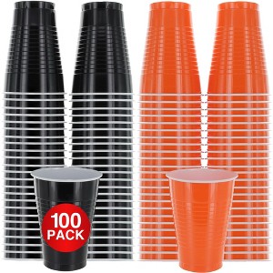 SparkSettings Disposable Plastic Cups 12oz, 50 Pack - 1 of 4
