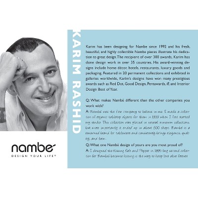 Karim Rashid Curvaceous Nambe Alloy Handled Serving Tray