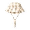 Organic Bucket Sun Hat - Brown Checkered - 2 of 3