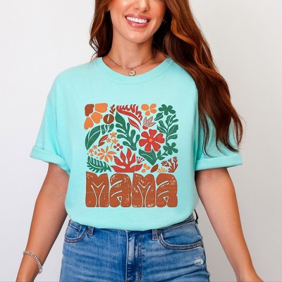 Simply Sage Market Mama Fall Floral Garment Dyed Tee