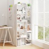 Tangkula 6-tier Bookshelf Bookcase w/ Anti-Tip Kits Home Wood Organizer Free-standing Room Divider Display Shelf - 2 of 4
