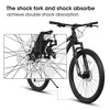 NicBex 24" Mountain Bike with Full Suspension for Adults,21-Speed Grip Shifters,High Carbon Steel Frame,Mechanical Disc Brake,MTB Bikes - 3 of 4