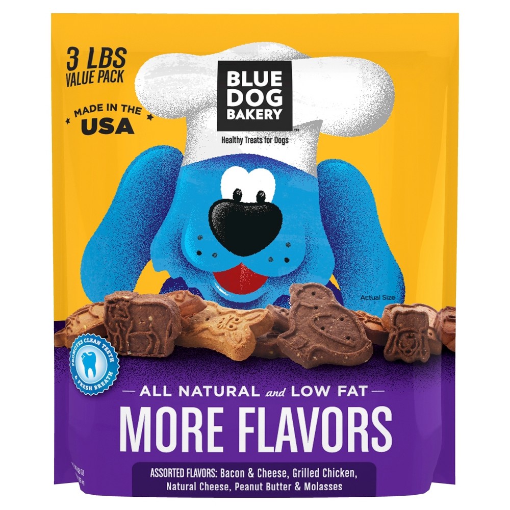 UPC 659223030648 product image for Blue Dog Bakery More Flavors Assorted Dog Treats 48oz. Bag | upcitemdb.com