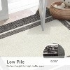 Washable Runner Rug Modern Bordered Soft Non-Slip Rugs for Bedroom Low-Pile Stain Resistance Indoor Carpet Non Shedding Rug - 3 of 4