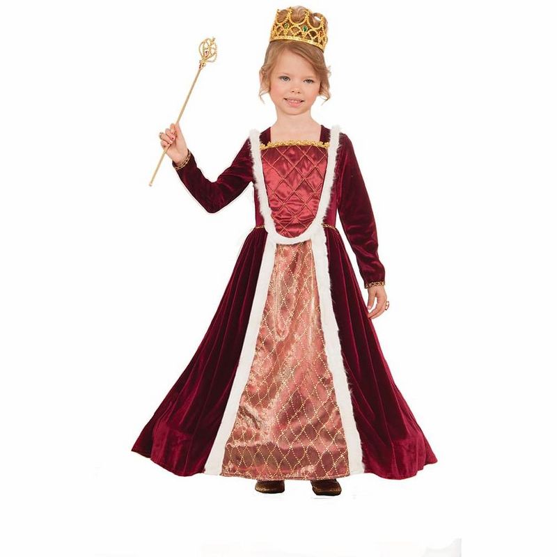 Royal Medieval Queen Costume Child, 1 of 2