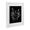 Stupell Industries Spooky Skeletons Cheers Framed Print Under Glass Art - 2 of 4