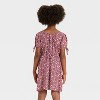 Girls' Short Sleeve Woven Dress - Cat & Jack™ - 2 of 3