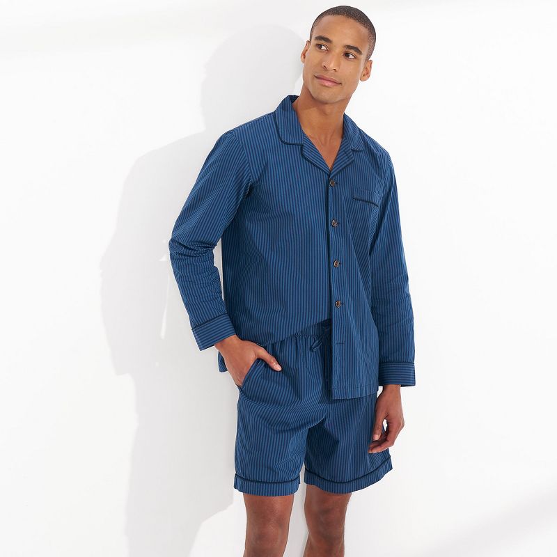 Lands' End Men's Poplin Pajama Shorts, 4 of 5