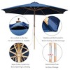 Yescom 13FT Large Outdoor Patio Umbrella UV30+ Wood 8 Rib Pole for Table Beach Yard Garden Wedding Deck Cafe Pool yellow - 3 of 4