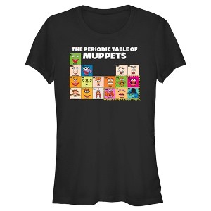 Juniors Womens The Muppets Periodic Table T-Shirt - 1 of 4