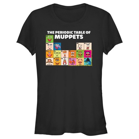 Juniors Womens The Muppets Periodic Table T-Shirt - image 1 of 4