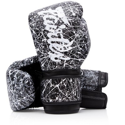 Fairtex BGV14 Black/White Painter Muay Thai Boxing Glove