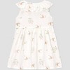 Carter's Just One You®️ Baby Girls' Floral Printed Dress - White - 3 of 4