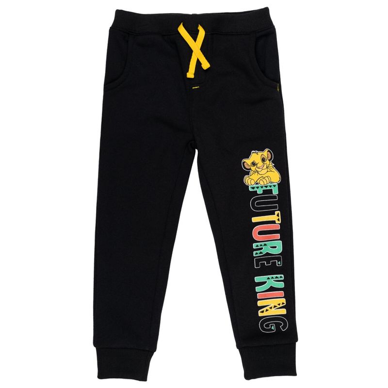 Disney Mickey Mouse Lion King Pixar Cars Fleece 2 Pack Pants Infant to Toddler, 2 of 8